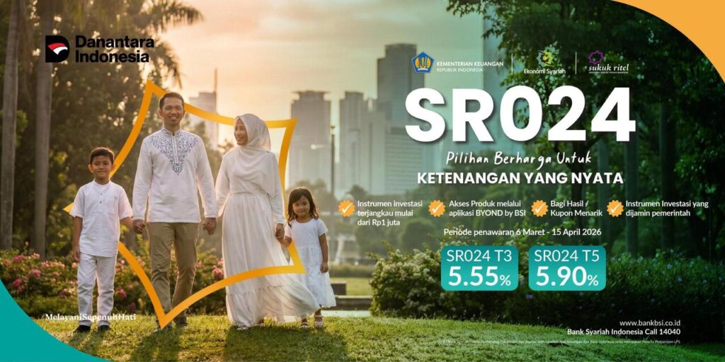 Untung Besar! Pemerintah Tawarkan Sukuk Ritel SR024 dengan Kupon Hingga 5,9 Persen